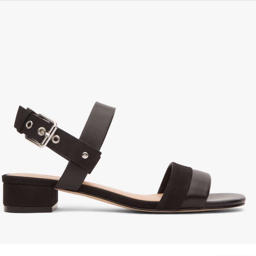 JOJO VEGAN BLOCK HEEL SANDALS